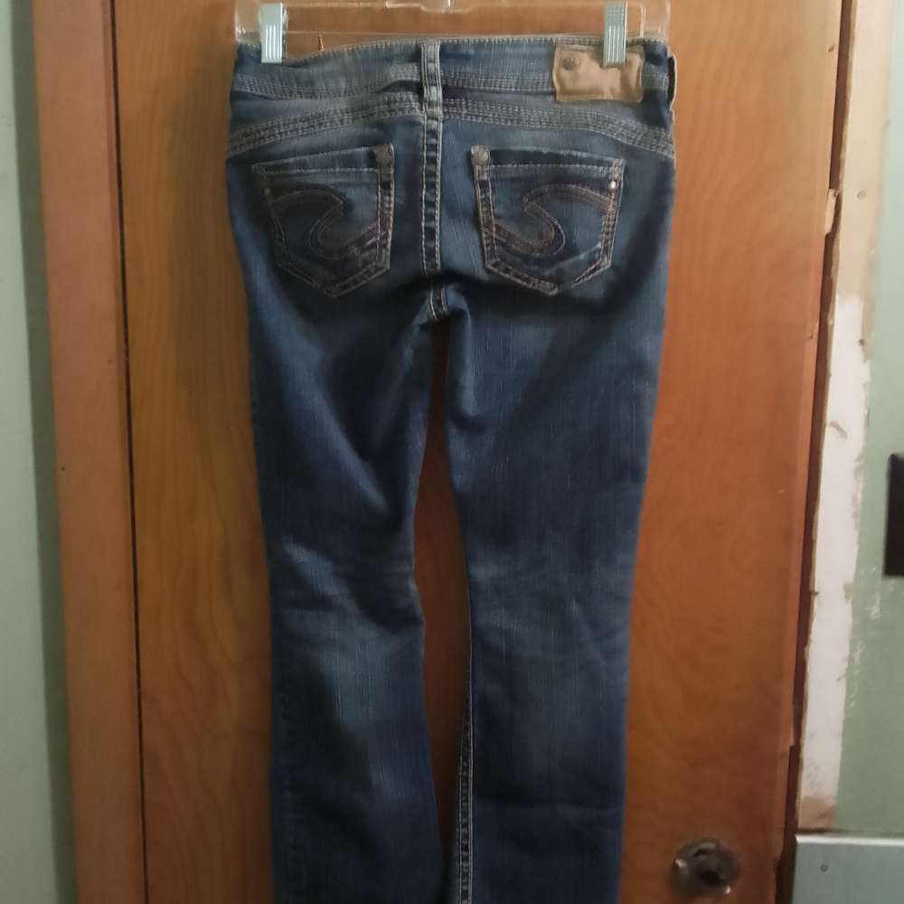 Kids‎ Size 16-1/2 Silver Tuesday Western Glove Works Medium Wash Jeans